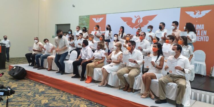 PRESENTA MC CANDIDATURAS A DIPUTACIONES Y ALCALDÍAS EN COLIMA