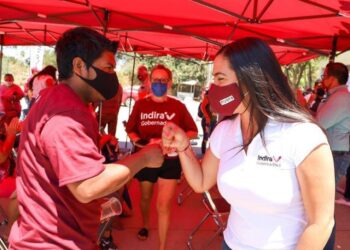 ASEGURA INDIRA QUE BASARÁ SU GOBIERNO EN EL COMBATE A LA CORRUPCIÓN