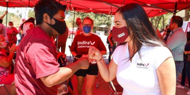 ASEGURA INDIRA QUE BASARÁ SU GOBIERNO EN EL COMBATE A LA CORRUPCIÓN