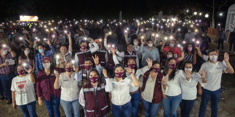 Como Gobernadora abriré muchos espacios y oportunidades a las y los jóvenes: Candidata de Morena-Nueva Alianza