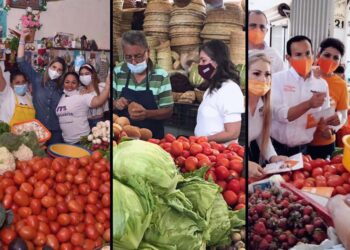 ENTRE JITOMATES, CANDIDATOS DE COLIMA SE COPIAN PROPUESTA DE RESCATE A MERCADOS