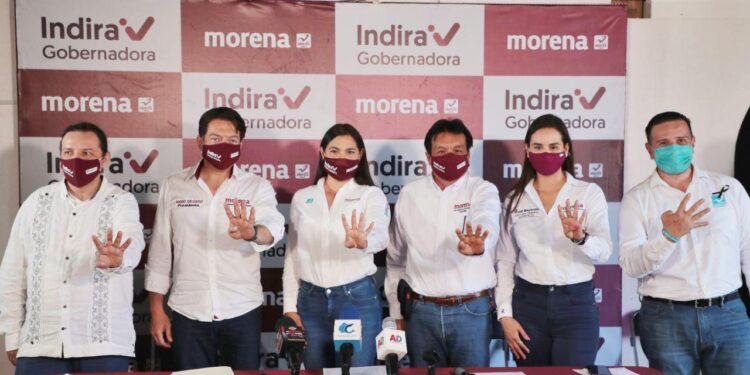 INDIRA TIENE VENTAJA 2 A 1 CONTRA LOS DEMÁS CANDIDATOS: MARIO DELGADO