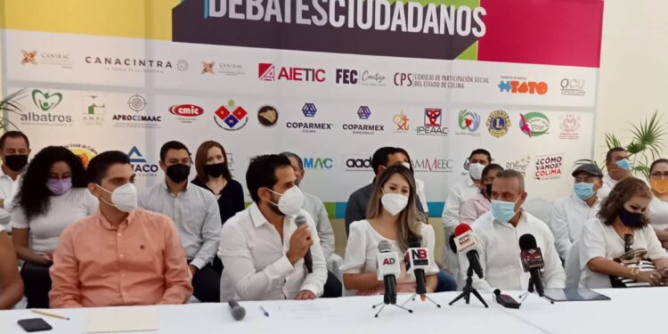 Convocan a debate ciudadano a candidatos a gobernador.