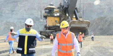 VISITA LEONCIO MORÁN LA MINA DE PEÑA COLORADA