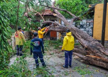 ATIENDE DAÑOS POR “DOLORES” PC MUNICIPAL DE COLIMA