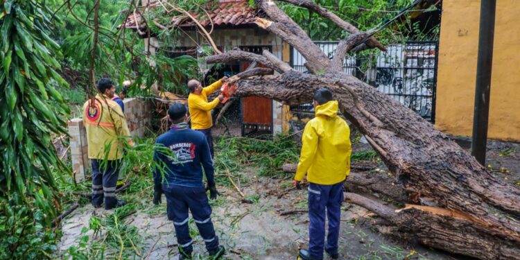ATIENDE DAÑOS POR “DOLORES” PC MUNICIPAL DE COLIMA