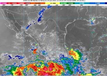 LA TORMENTA TROPICAL “ENRIQUE” DEJARÁ LLUVIAS EN COLIMA, ESTE FIN DE SEMANA