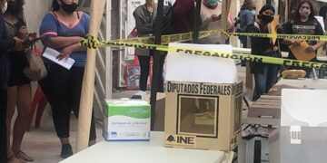 ENCUENTRAN CABEZA HUMANA EN CASILLA ELECTORAL; ESTABA DENTRO DE UNA CAJA