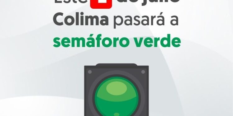 COLIMA PASARÁ A SEMÁFORO VERDE TRAS DISMINUCIÓN DE CONTAGIOS POR COVID 19