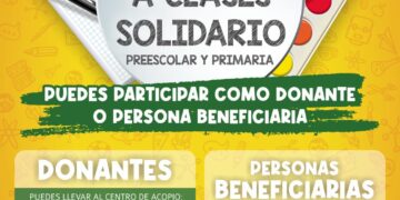 REALIZAN CAMPAÑA “REGRESO A CLASES SOLIDARIO”