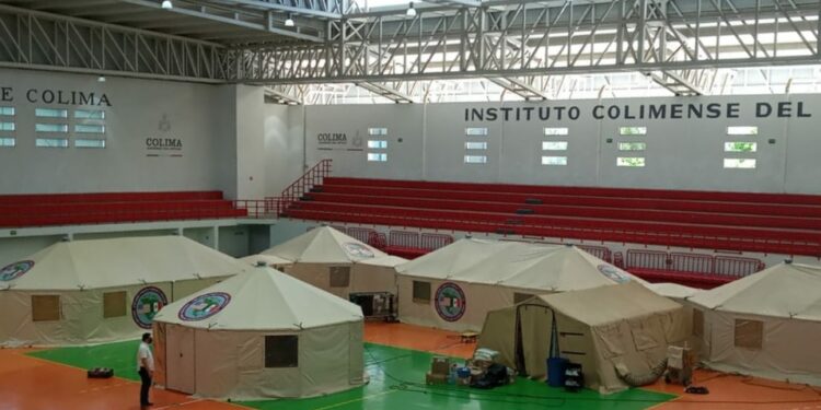 ARRANCA OPERACIOES HOSPITAL MOVIL DE LA UNIDAD DEPORTIVA MORELOS