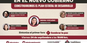 LA SECRETARIA DE SEGURIDAD, ROSA ICELA RODRÍGUEZ INAUGURARÁ LOS FOROS “TRANSFORMEMOS COLIMA
