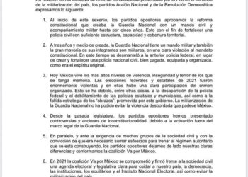 ROMPEN ALIANZA PAN Y PRD CON EL PRI