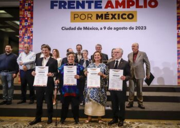 CUATRO ASPIRANTES DEL FRENTE AMPLIO POR MÉXICO AVANZAN EN LA CARRERA POR LA CANDIDATURA PRESIDENCIAL