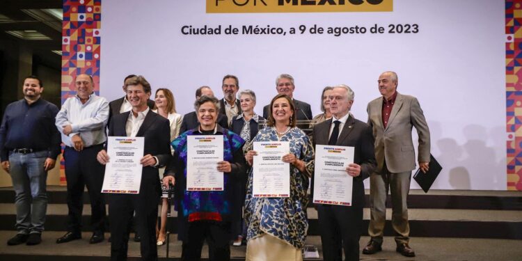 CUATRO ASPIRANTES DEL FRENTE AMPLIO POR MÉXICO AVANZAN EN LA CARRERA POR LA CANDIDATURA PRESIDENCIAL