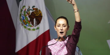 COMO VIRTUAL GANADORA A LA PRESIDENCIA DE MÉXICO, SHEINBAUM PROMETE LLEVAR AL PAÍS POR EL SENDERO DE LA PAZ